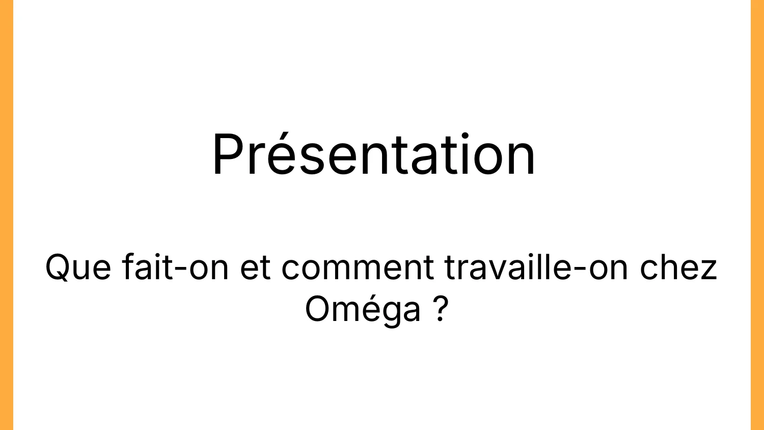 Présentation de l'équipe et de son fonctionnement